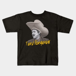 Turd Ferguson // Retro SNL Celebrity Jeopardy Kids T-Shirt